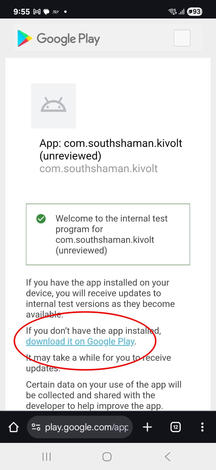 Enlace a Google Play